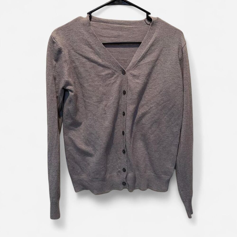 Unbranded Women's Grey and Blue Cardigan
